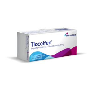 TIOCOLFEN 600MG/ 4 MG X 15 TAB (IBUPROFENO/ TIOCOLCHICOSIDO)(PHARMETIQUE)