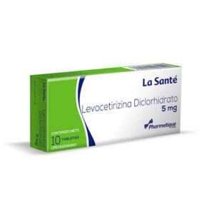 LEVOCETIRIZINA 5MG X 10 TAB (LA SANTE)