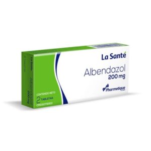 ALBENDAZOL 200 MG X 2 TAB (LA SANTE)
