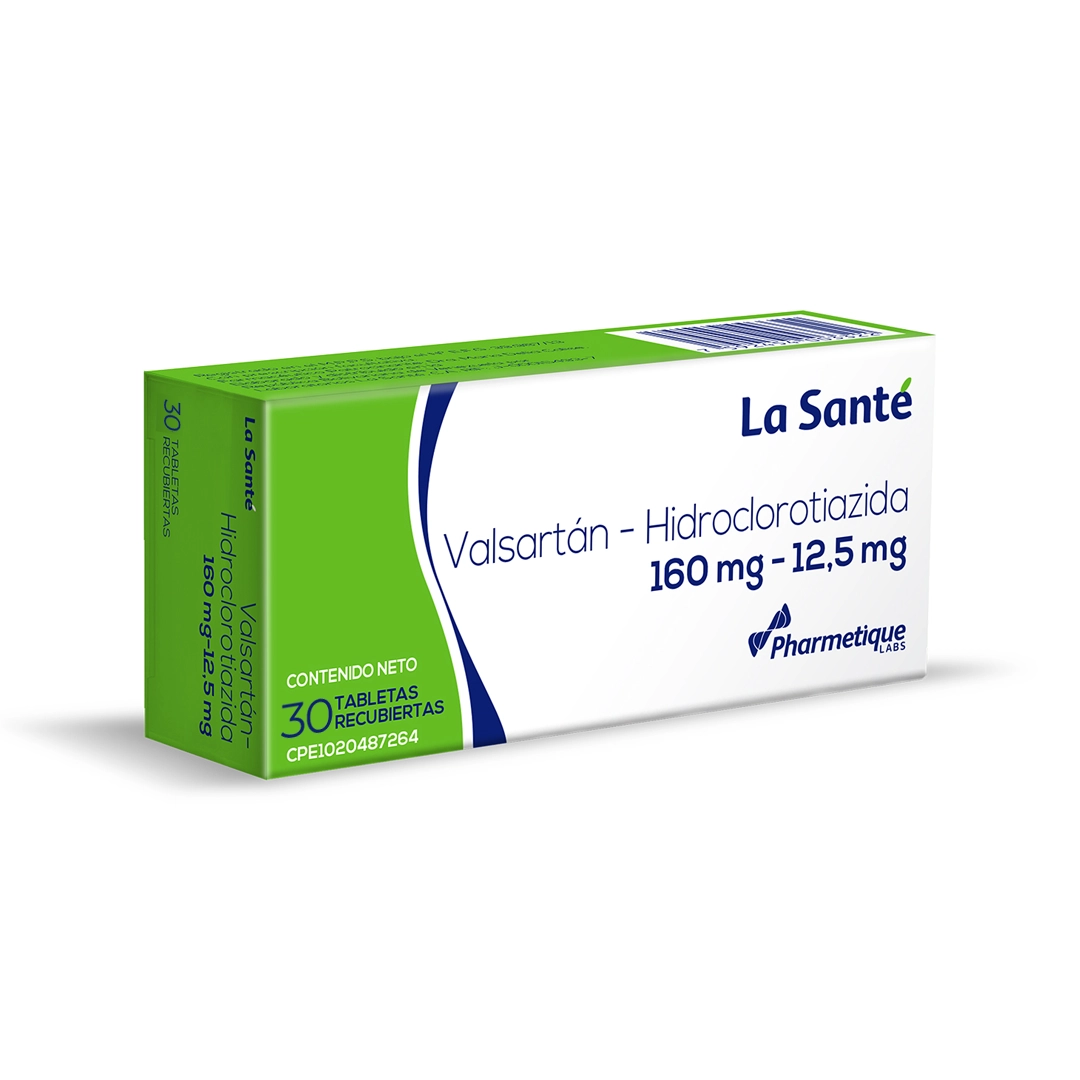 VALSARTAN + HCT 80MG/12,5MG X 30 TAB (LA SANTE)