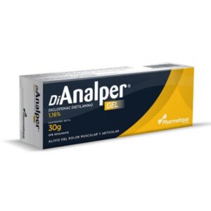 DIANALPER 1.16% GEL 30G (DICLOFENAC)(PHARMETIQUE)(CREMAS)