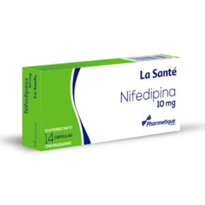 NIFEDIPINA 10MG X 14 CAP (LA SANTE)