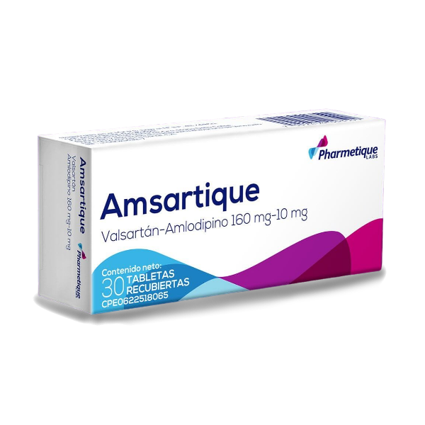 AMSARTIQUE 160MG/10MG X 30 TAB (VALSART/AMLOD)(PHARMETIQUE)