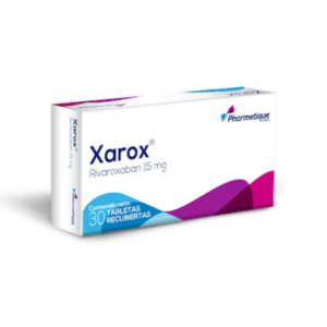 XAROX 15 MG X 30 TAB (RIVAROXABAN) (PHARMETIQUE)
