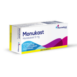 MONUKAST 5MG X 30 TAB MAST PED (MONTELUKAST) (PHARMETIQUE)