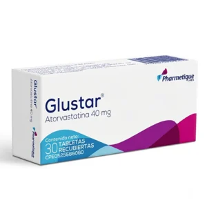 GLUSTAR 40MG X 30 TAB (ATORVASTATINA) (PHARMETIQUE)