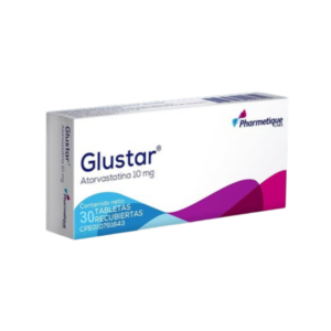 GLUSTAR 10MG X30 TAB (ATORVASTATINA) (PHARMETIQUE)
