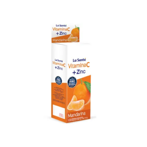 VITAMINA C+ZINC 500MG/15MG X 10 TAB MAST MANDARINA (LA SANTE)