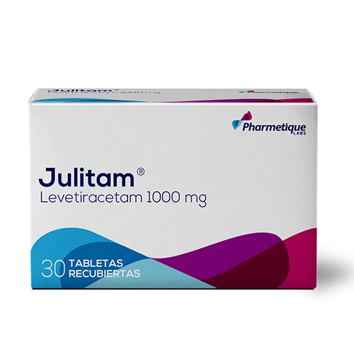 JULITAM 1000MG X 30 TAB (LEVETIRACETAM)(PHARMETIQUE)(LA SANTE)