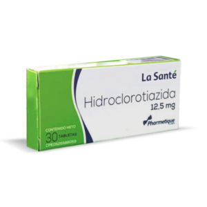 * HIDROCLOROTIAZIDA 12,5M X 30TAB. (LA SANTE)
