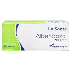 ALBENDAZOL 200MG X 6 TAB (LA SANTE)(TABLETAS)