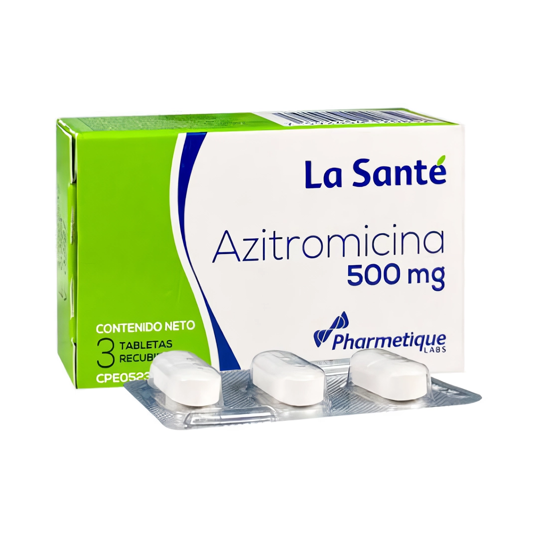 AZITROMICINA 500MG X 3 TAB (LA SANTE)