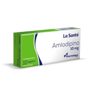 AMLODIPINA 10MG X 10 TAB (LA SANTE)(TABLETAS)