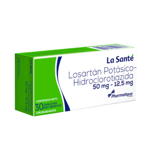 LOSARTAN POTASICO + HCT 50MG /12.5MG X 30 TAB (LA SANTE)
