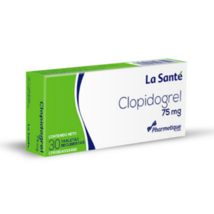 CLOPIDOGREL 75MG X 30 TAB (LA SANTE)