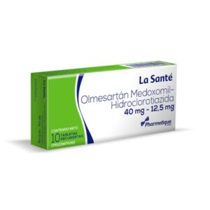 OLMESARTAN 40MG + HCT 12,5MG X 10 TAB (LA SANTE)