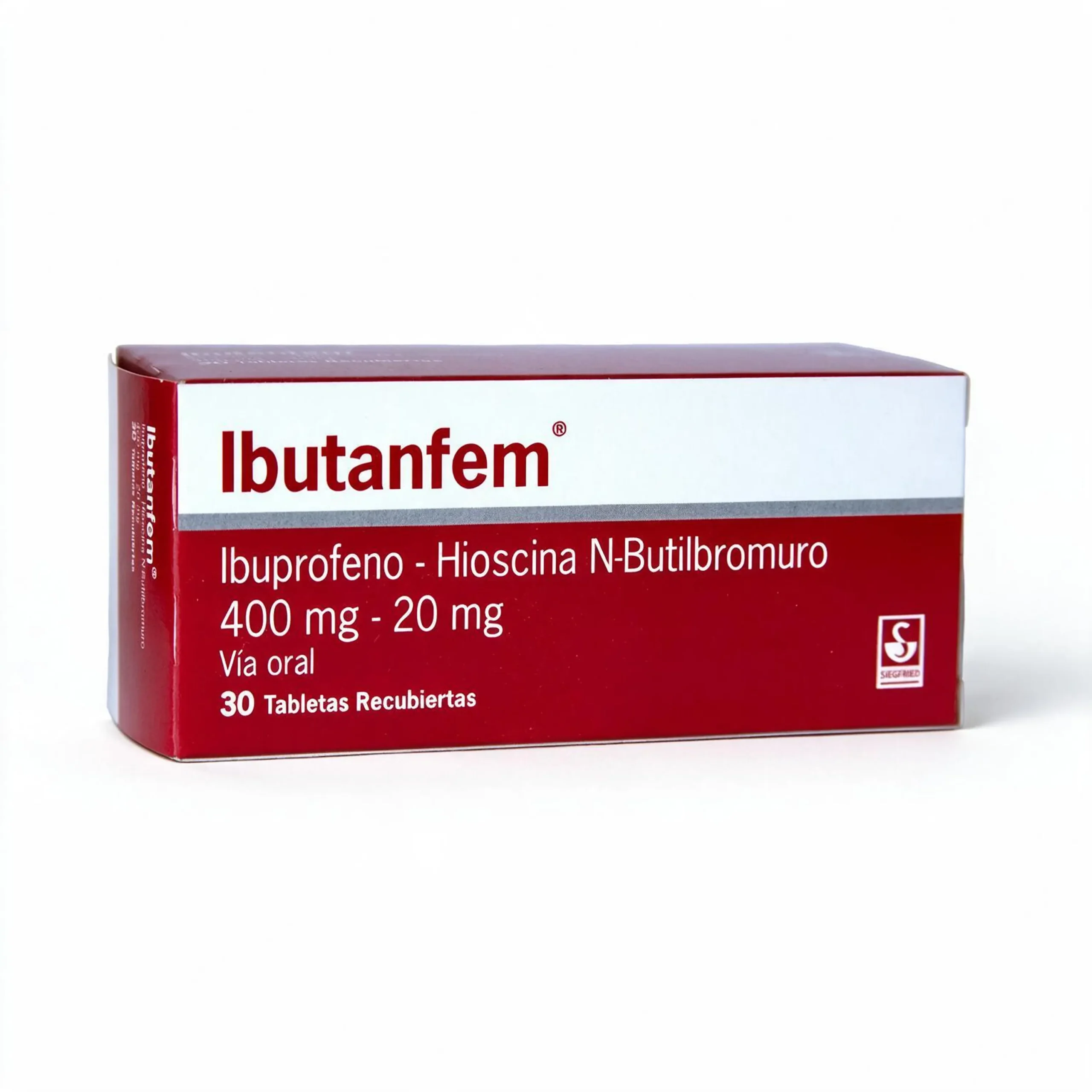 IBUTANFEM 400/20 MG X 30 TAB (IBUPROFENO+HIOSCINA)(SIEGFRIED)