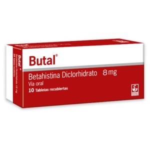 BUTAL 8 MG X 10 TAB (BETAHISTINA) (SIEGFRIED)
