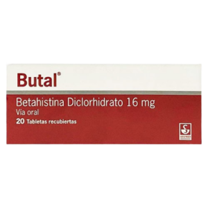 BUTAL 16MG X 20 TAB (BETAHISTINA)(SIEGFRIED/MEYER)