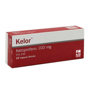 KELOR 100MG X 10 CAP BLANDAS (KETOPROFENO)(SIEGFRIED)
