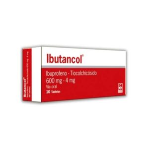 IBUTANCOL 600MG-4MG X 10 TAB (IBUPROFENO/TIOCOLCHICOSIDO) (SIEGFRIED)