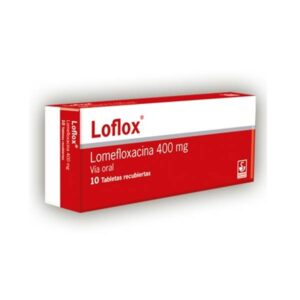 LOFLOX 400MG X 10 TAB (LOMEFLOXACINA) (SIEGFRIED)