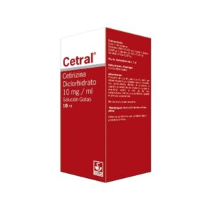 CETRAL 10MG/ML X 10 ML GTAS (CETIRIZINA)(SIEGFRIED/MEYER)