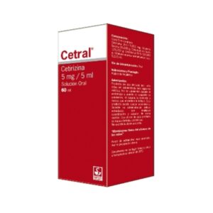 CETRAL 5MG/5ML SUSP X 60ML JBE (CETIRIZINA)(SIEGFRIED)