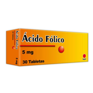 ACIDO FOLICO 5MG X 30 TAB (MEYER/SIEGFRIED)(TABLETAS)