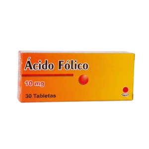 ACIDO FOLICO 10MG X 30 TAB (MEYER/SIEGFRIED)(TABLETAS)