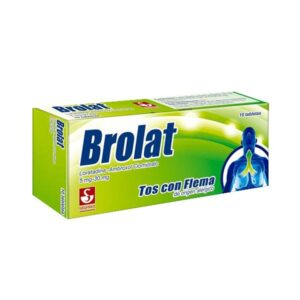 BROLAT 5MG/30MG X 10 TAB (LORATADINA+AMBROXOL)(TABLETAS) (SIEGFRIED/MEYER)