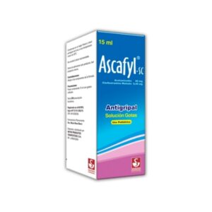 ASCAFYL X 15ML (ACETAMINOFEN-CLORFENIRAMINA) GTAS PED (SIEGFRIED/MEYER)