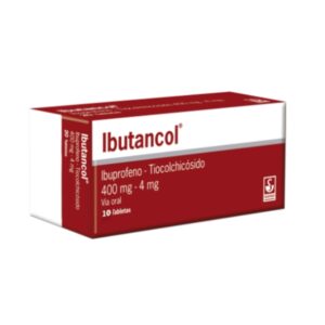 IBUTANCOL 400MG-4MG X 10 TAB (IBUPROFENO/TIOCOLCHICOSIDO)(SIEGFRIED)
