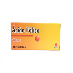 ACIDO FOLICO 10MG X 10 TAB (MEYER/SIEGFRIED)(TABLETAS)