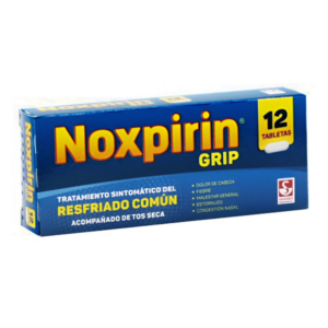 NOXPIRIN GRIP X 12 TAB (ACETAMINOFEN/CLORFENIRAMINA)(SIEGFRIED)