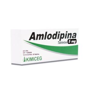 AMLODIPINA 5MG X 30 TAB (KIMICEG)(TABLETAS)