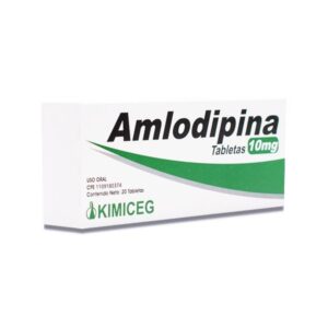 AMLODIPINA 10MG X 20 TAB (KIMICEG)(TABLETAS)
