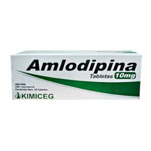 AMLODIPINA 10MG X 20 TAB (KIMICEG)(TABLETAS)