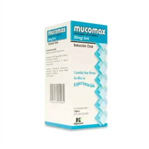 MUCOMAX 30MG/5ML JBE ADUL X 120ML (AMBROXOL) (KIMICEG) (JARABES)