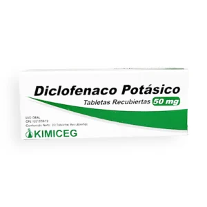 DICLOFENAC POTASICO 50MG X 20 TAB (KIMICEG)(TABLETAS)