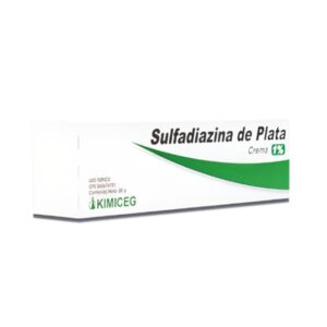 SULFADIAZINA DE PLATA 1% CREMA X 30GR (KIMICEG)(CREMAS)