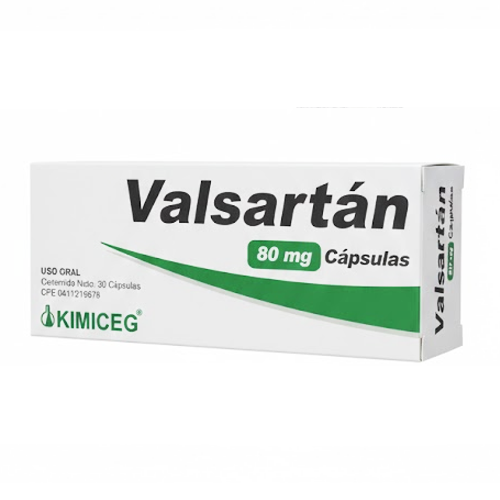 VALSARTAN 80MG X30 CAPS KIMICEG