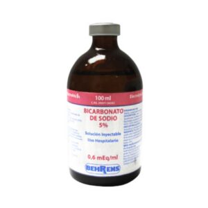 BICARBONATO DE SODIO 5% 0,6 AMP 100ML (BEHRENS)