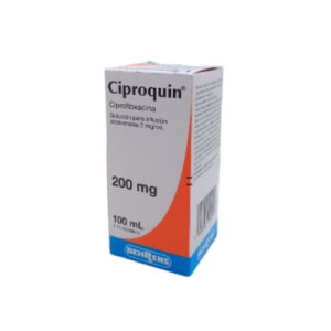 CIPROQUIN 200MG/100ML AMP I.V (BEHRENS) (CIPROFLOXACINA) (AMPOLLAS)