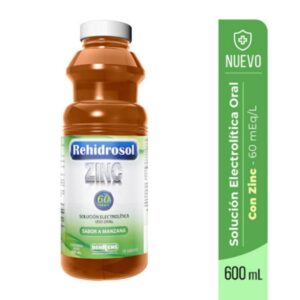 SUERO REHIDROSOL MANZANA ZINC 600ML (BEHRENS)