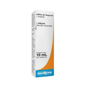 SULFATO DE MAGNESIO X 1 AMP 10 ML (BEHRENS)