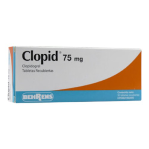 CLOPID 75MG X 30 TAB (CLOPIDOGREL)(BEHRENS)