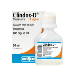 CLINDOX -D 600MG AMP 50 ML (CLINDAMICINA)(BEHRENS)