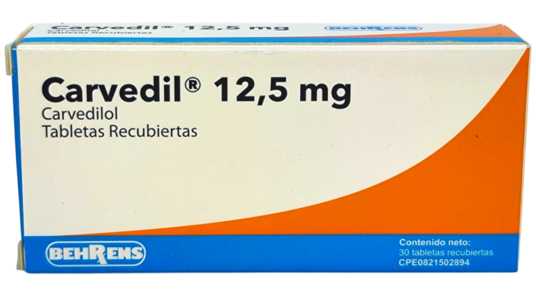 CARVEDIL 12,5 MG X 30 TAB (CARVEDILOL)(BEHRENS)