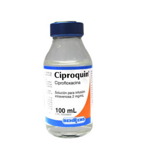 CIPROQUIN 200MG X 100ML CIPROFLOXACINA (BEHRENS) (AMPOLLAS)